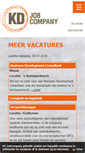 Mobile Screenshot of meer-vacatures.kdjobcompany.nl