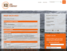 Tablet Screenshot of meer-vacatures.kdjobcompany.nl